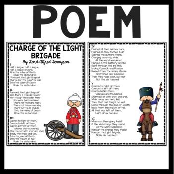 Their's not to make reply, their's not to reason why, their's but to do and die: The Charge of the Light Brigade Poem & Reading ...