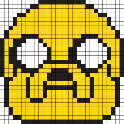 Jake The Dog Adventure Time Perler Bead Pattern Bead Sprites