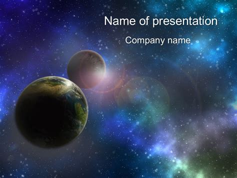Download Free Big Planets Powerpoint Template For Presentation