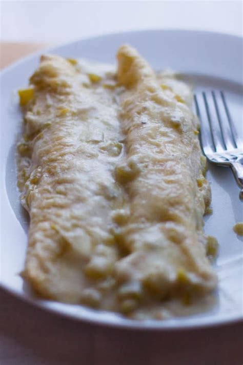 Maybe you would like to learn more about one of these? Cheesy Chicken Enchiladas with Sour Cream Green Chile ...