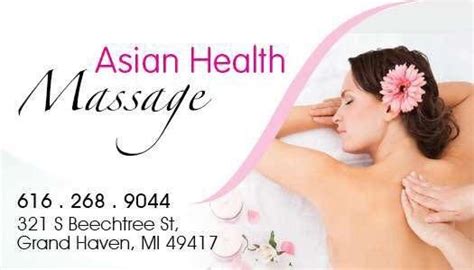 Asian Health Massage 321 S Beechtree St Grand Haven Michigan Reflexology Phone Number Yelp