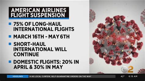 American Airlines Suspending 75 Of International Flights Youtube
