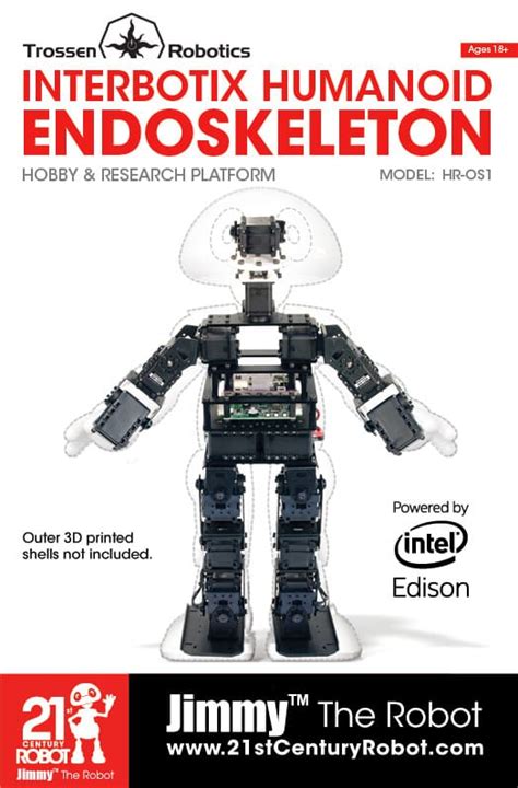 Jimmy Open Source Humanoid Robot Kit By Intel Into Robotics