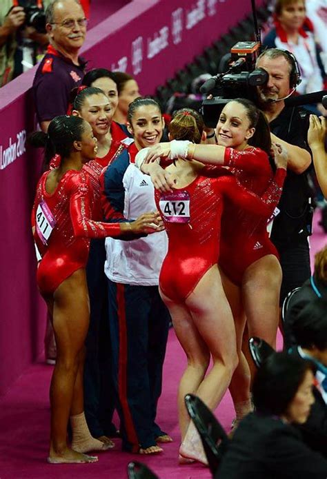 The Fab Five Clinched A Team All Around Gold Medal For The Us For The First Time Since 1996