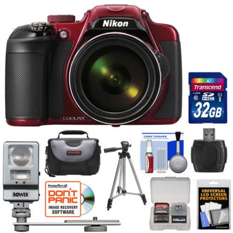 Nikon Coolpix P Mp Digital Camera Red For Sale Online Ebay