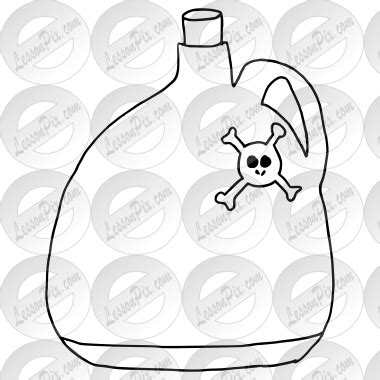 Jug Outline For Classroom Therapy Use Great Jug Clipart