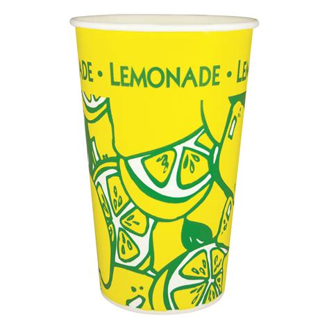 16 Oz Tall Lemonade Cups 1000cs Action Enterprises Popcorn