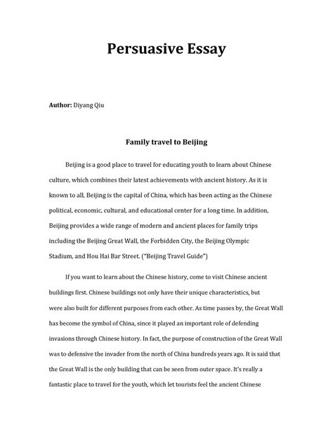 Good Persuasive Speech Examples 13 Outstanding Persuasive Essay