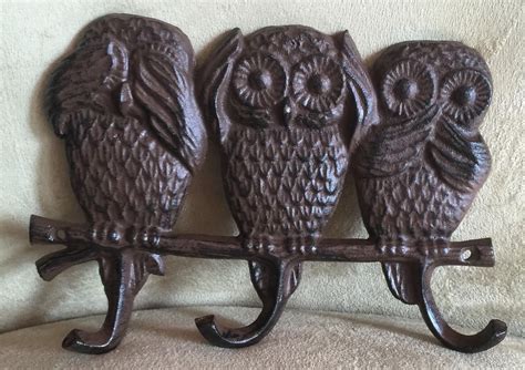 Owl Wall Hooks From Shop Almost Heaven Saved To For Other Ppl Shop More Products From Shop