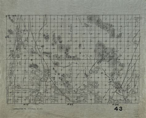 1914 Maricopa County Arizona Land Ownership Plat Map T4n R1e R3e T5n