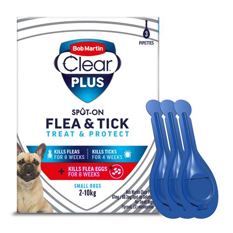 Buy Bob Martin Clear Plus Spot On Flea For Small Dogs 2 10kg