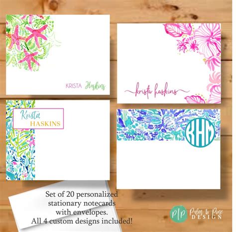 Personalized Stationary Stationary Cards Teacher T Etsy