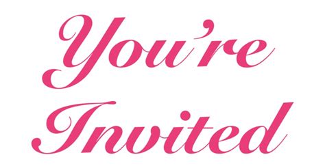 Free Youre Invited Png Download Free Youre Invited Png Png Images
