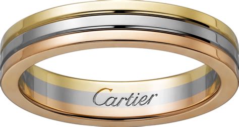 The cartier wedding band, a vow of love and a commitment. CRB4052200 - Trinity de Cartier wedding band - White gold ...