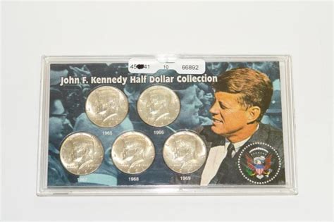 John F Kennedy Half Dollar Collection 1965 1969