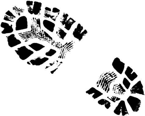 Transparent Footprints Shoe Hiking Boot Print Clip Art Png Image With