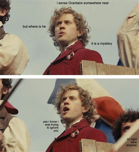 oh my god this is beautiful enjolras you can t just ignore grantaire like that les