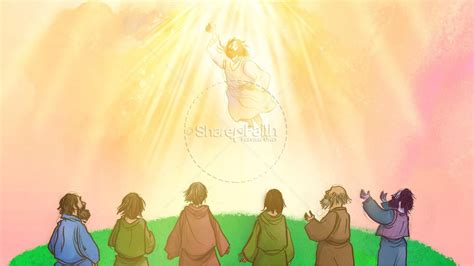 The Ascension And Pentecost Kids Bible Story