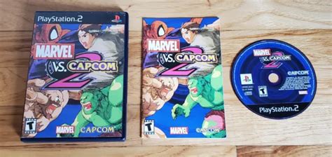 Marvel Vs Capcom 2 Sony Playstation 2 Ps2 Game Complete Cib Lot Clean