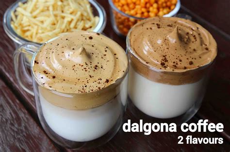 Dalgona Coffee Recipe Dalgona Coffee 2 Ways Cocoa Powder Dalgona