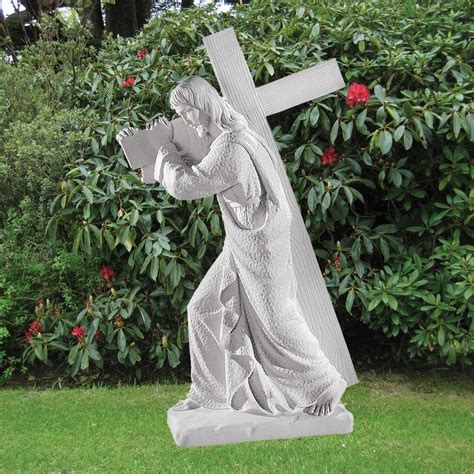 Jesus Christ 113cm Religious Sculpture Marble Garden Statue