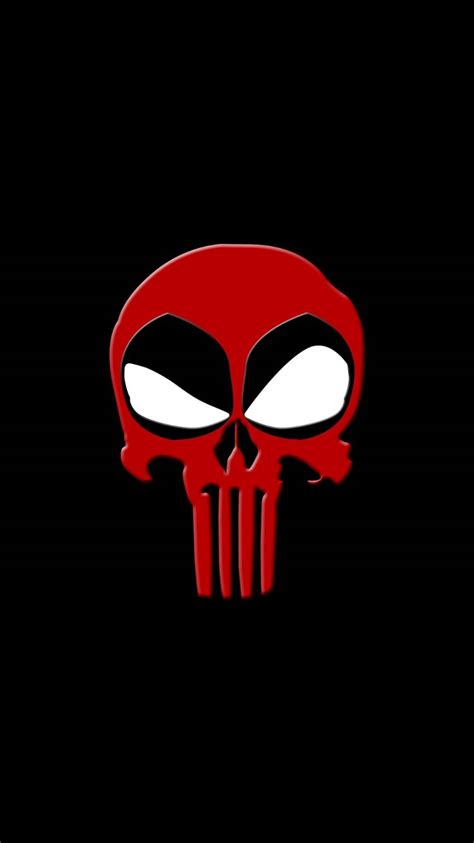 Deadpoolthe Punisher Crossover Logo Deadpool Hd Wallpaper Logo