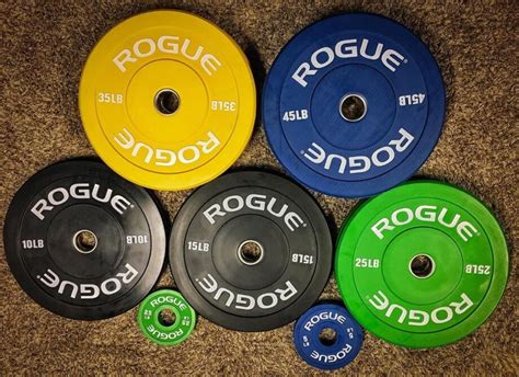 Rogue Color Echo Bumper Plates Garage Gym Reviews