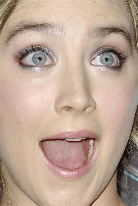 Silly Faces Funny Faces Celebrities Female Celebs Girl Tongue