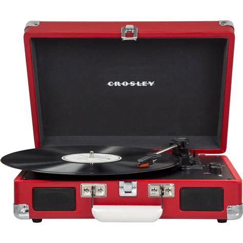 Crosley Radio Cruiser Deluxe Portable Turntable Red Cr8005d Re