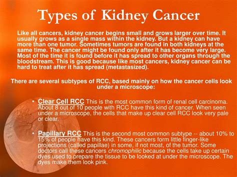 Ppt Kidney Cancer Powerpoint Presentation Free Download Id4128359