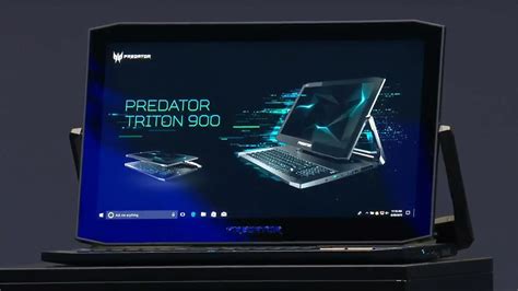 Ces 2019 Acer Ra Mắt Laptop Gaming 2 In 1 Predator Triton 900 Với Màn Hình 17 Inch 4k Lật Như