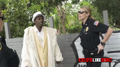 Horny Pimp Is Stripped Down And Subdued Into Hot Sex With Milf Cops