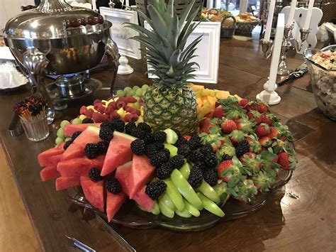 Fresh Fruit Display Catering By Debbi Covington Beaufort Sc