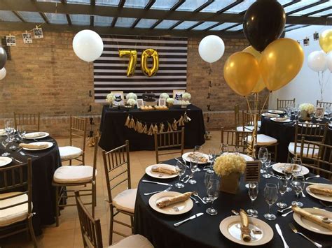 70th Birthday Decoration Ideas