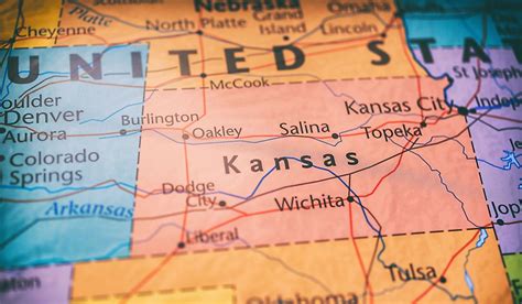 Which States Border Kansas Worldatlas