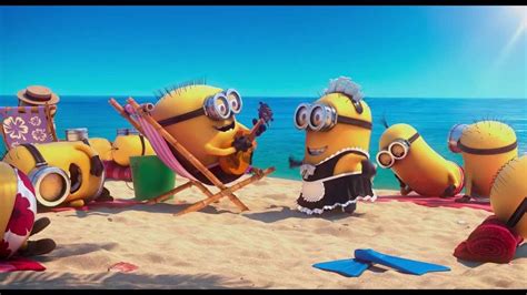 Minions On The Beach Paradise Despicable Me 2 In The Summertime
