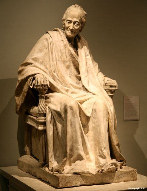 Voltaire Seated Artist Jean Antoine Houdon Houdon Sculpture