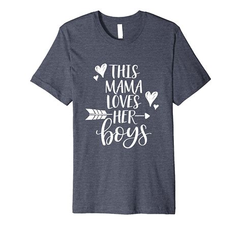 There are 38698 mom quote shirts for sale on etsy, and. This Mama Loves Her Boys Funny Mom Shirt With Sayings Gift-alottee gift - Alottee