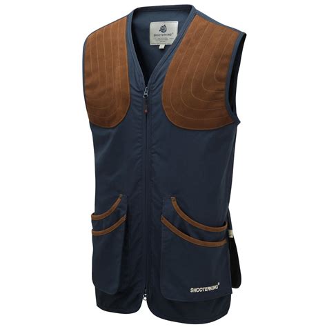 Shooterking Clay Shooter Vest Blue Skeet And Trap Shooting Ebay