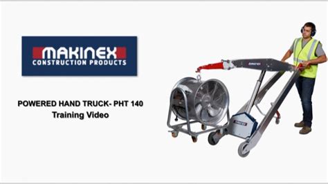 Makinex Powered Hand Truck Pht 140 Training Video Youtube