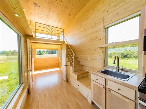 This Loft Style Japanese Inspired Little House On Wheels Can Sleep 8