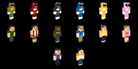 Mighty Morphin Power Rangers Minecraft By Cahenry12 On Deviantart