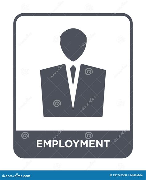 Employment Icon In Trendy Design Style Employment Icon Isolated On