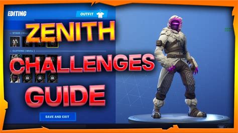 Fortnite Zenith Challenges Guide Season 7 Youtube