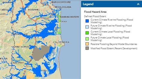What Do These Grey Areas On The Sunshine Coast Flood Mapping Mean