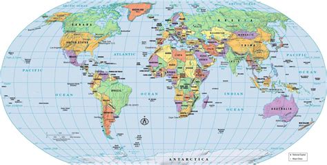 Pin On World Map Printable
