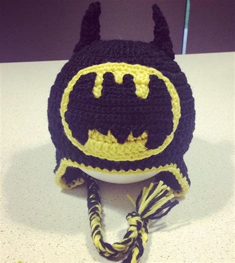 Batman Crochet Beanie Head To Nessbombaert Check Out My Creations