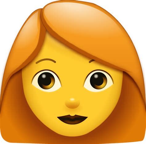 Red Hair Woman Emoji Free Download All Emojis Emoji Island