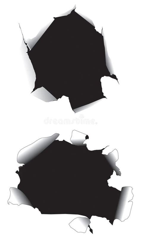 Paper Holes Stock Vector Illustration Of Graphic Computer 11267145