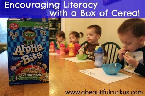 A Beautiful Ruckus Encouraging Literacy With A Box Of Cereal
